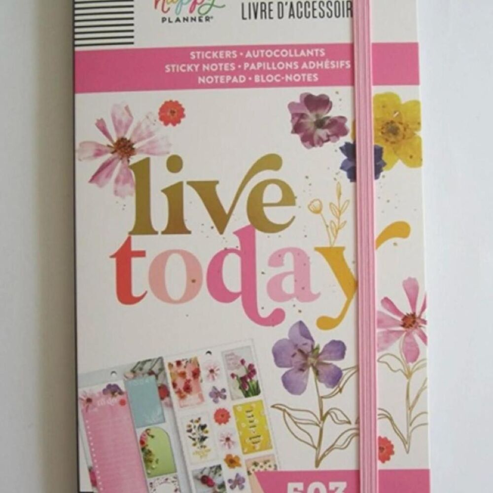 The Happy Planner Live Today 503 Sticker Book